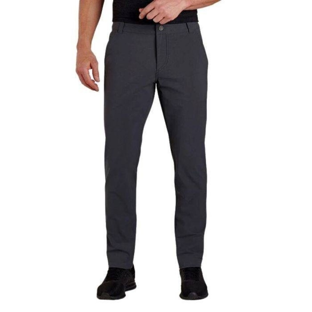 Kuhl Resistor Chino Pants Men's 38 x 30 Dark Gray Stretch Canvas Tapered Hiking